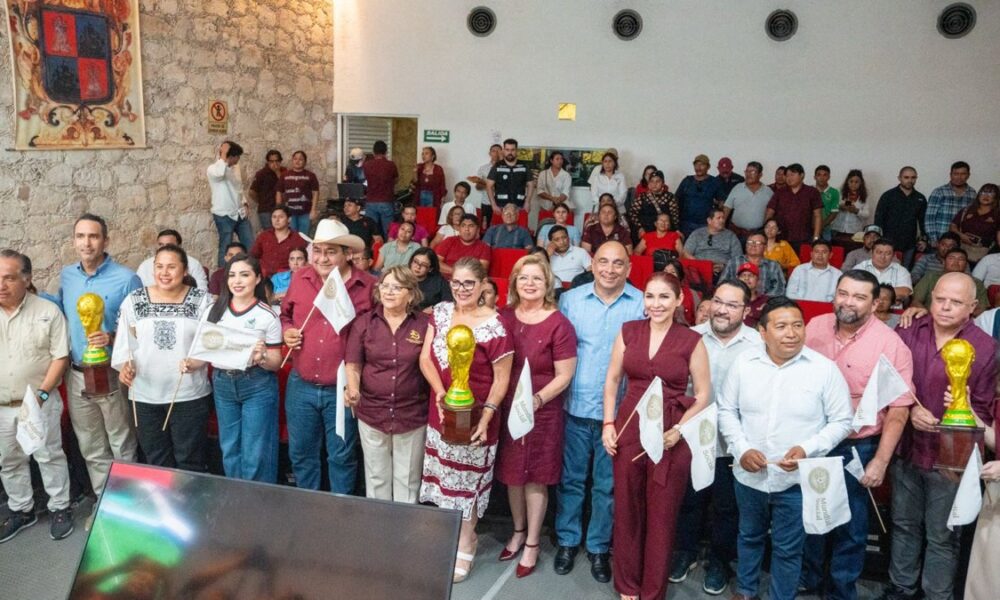 GOBIERNO DE CAMPECHE FIRMA CONVENIO PARA MODERNIZAR 38 ESPACIOS DEPORTIVOS RUMBO AL MUNDIAL FIFA 2026