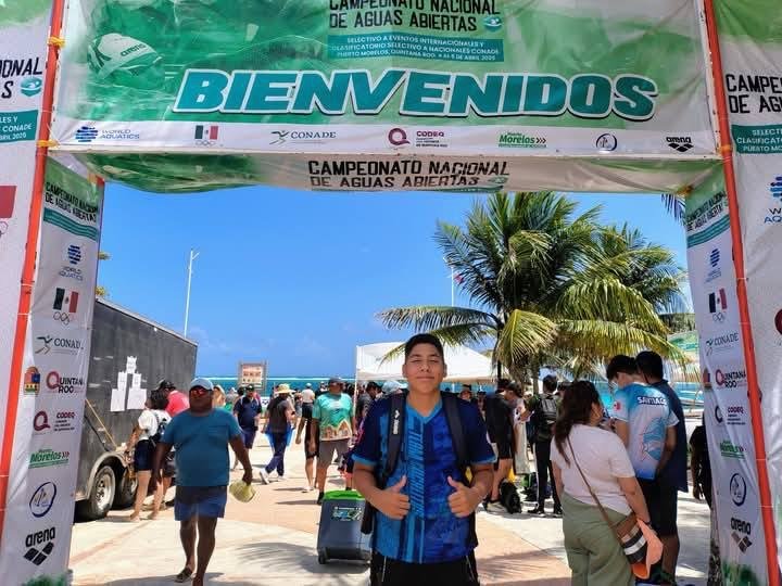 IVÁN JIMÉNEZ SANTANA CLASIFICA A LA OLIMPIADA NACIONAL DE AGUAS ABIERTAS