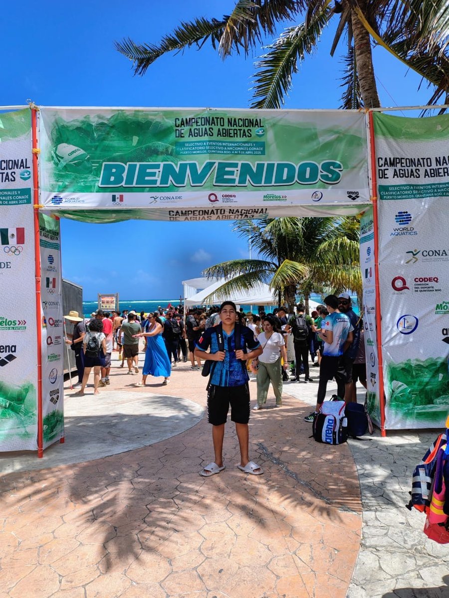 IVÁN JIMÉNEZ SANTANA CLASIFICA A LA OLIMPIADA NACIONAL DE AGUAS ABIERTAS