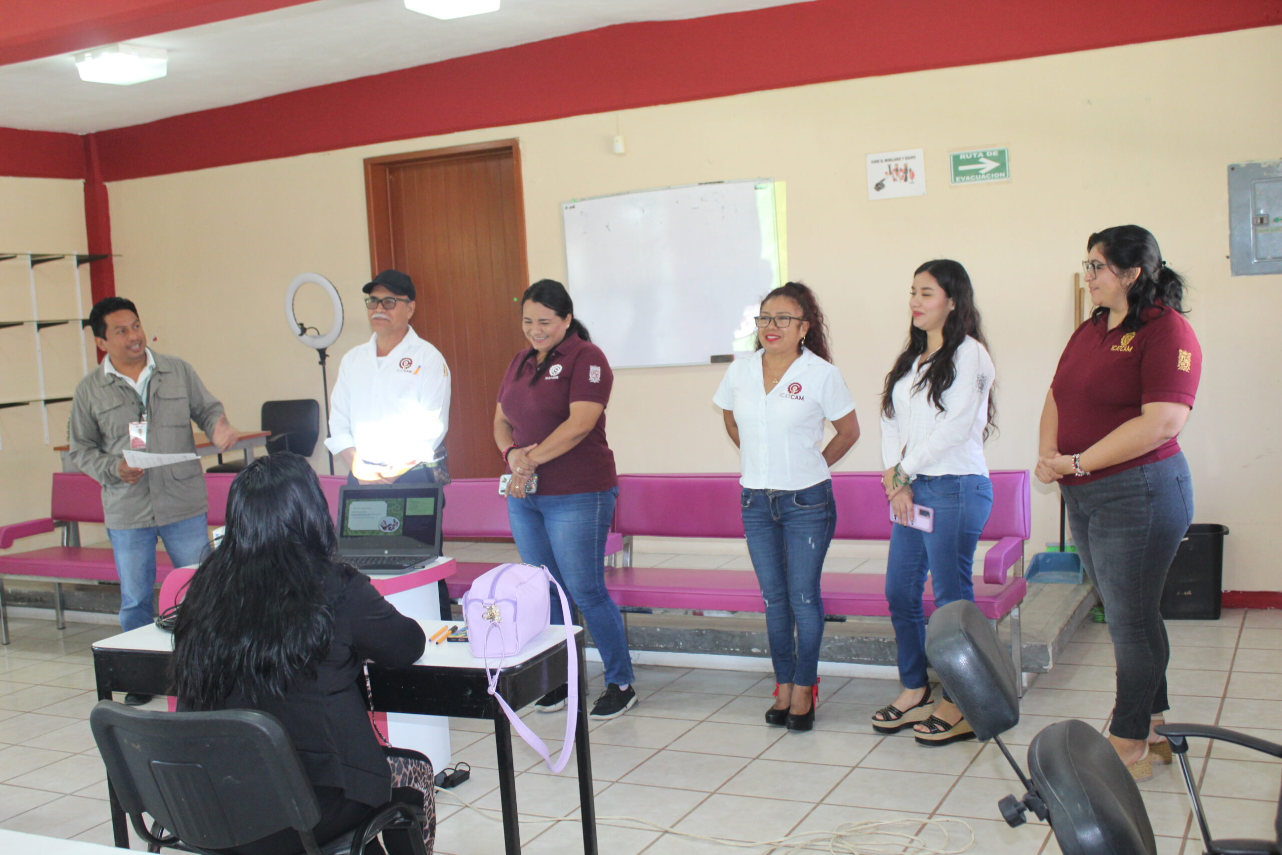 APERTURA DE LOS CURSOS "RUTAS DE APRENDIZAJE" EN ESTILISMO EN EL ICAT PLANTEL CANDELARIA