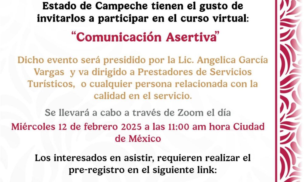 PARTICIPA EN EL CURSO VIRTUAL "COMUNICACIÓN ASERTIVA"
