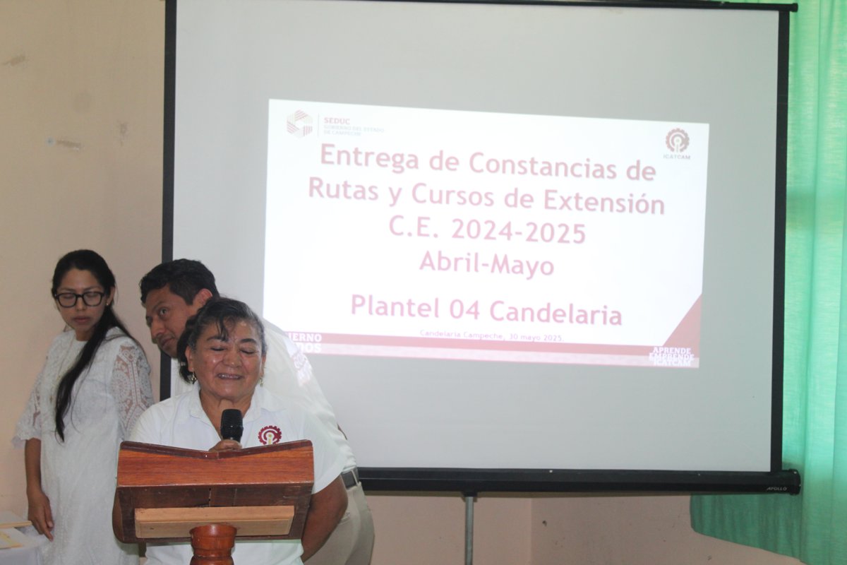 FINALIZACIÓN DEL CICLO LABORAL DE LA INSTRUCTORA DE COCINA Y REPOSTERÍA DEL ICAT PLANTEL CANDELARIA