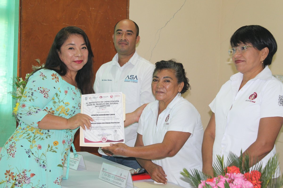 FINALIZACIÓN DEL CICLO LABORAL DE LA INSTRUCTORA DE COCINA Y REPOSTERÍA DEL ICAT PLANTEL CANDELARIA