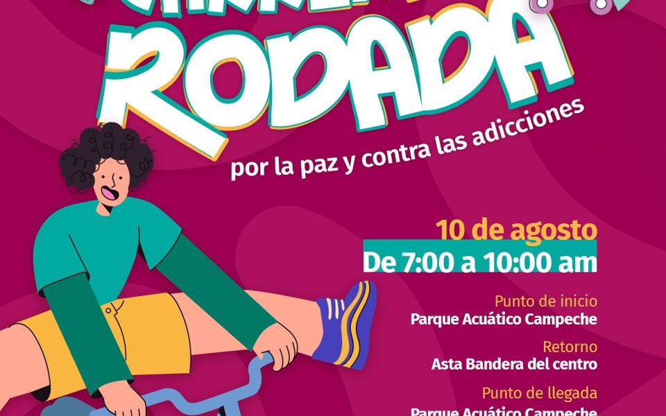 INJUCAM INVITA A LA CARRERA Y RODADA POR LA PAZ Y CONTRA LAS ADICCIONES