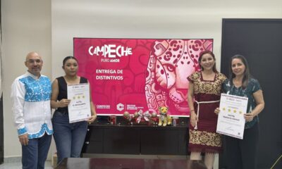 ENTREGAN DISTINTIVOS DE CALIDAD A PRESTADORES DE SERVICIOS TURÍSTICOS DE CAMPECHE