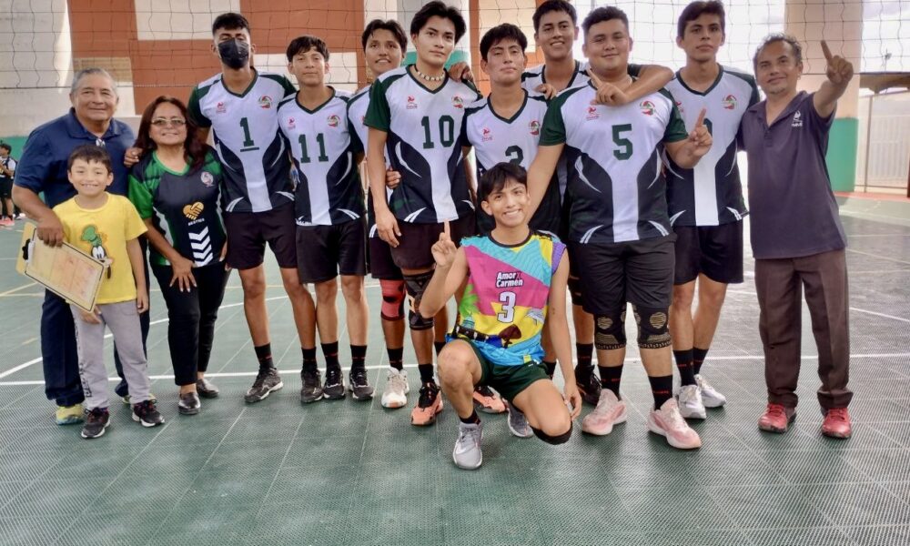 CAMPECHE Y CARMEN DIVIDEN PASES AL MACRO DE VOLEIBOL DE SALA