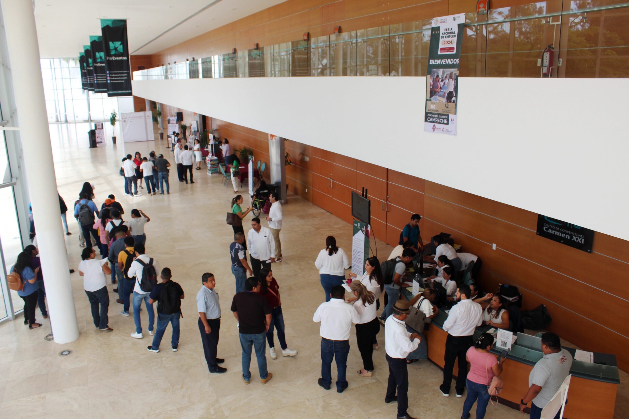 CON MÁS DE 600 VACANTES EN DIVERSOS RUBROS, LA FERIA DEL EMPLEO EN CIUDAD DEL CARMEN SUPERÓ EXPECTATIVAS