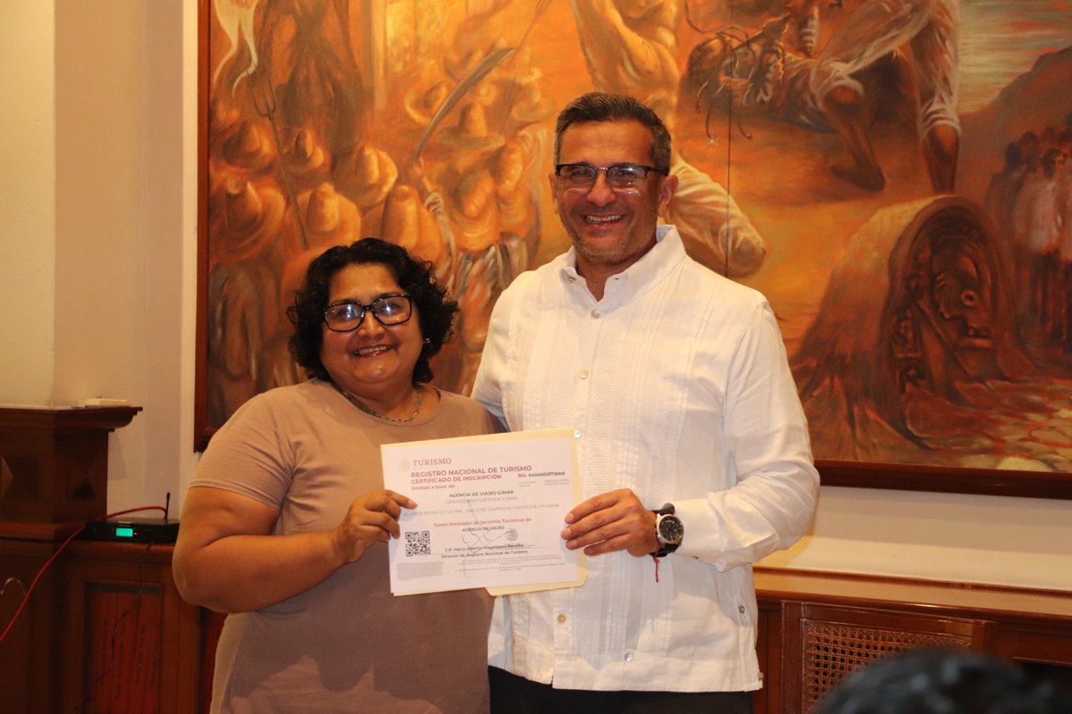 RECONOCEN A 40 EMPRESAS POR SU COMPROMISO CON LA CALIDAD TURÍSTICA EN CAMPECHE