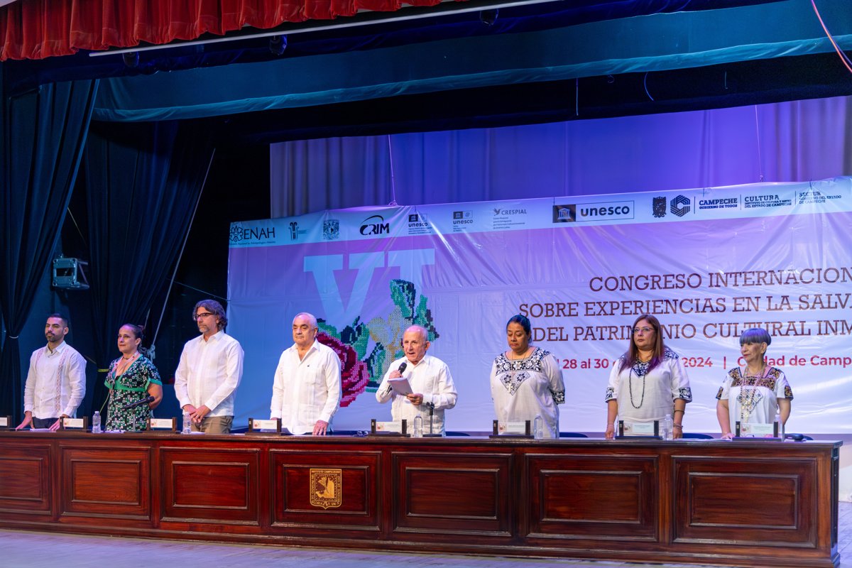 REALIZAN VI CONGRESO INTERNACIONAL SOBRE EXPERIENCIAS EN LA SALVAGUARDIA DEL PATRIMONIO CULTURAL INMATERIAL EN CAMPECHE