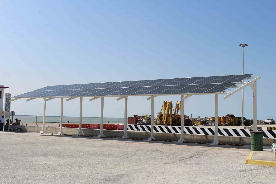 PUERTO ISLA DEL CARMEN REDUCE AL 50 % EL CONSUMO ELÉCTRICO CON TRANSICIÓN FOTOVOLTAICA