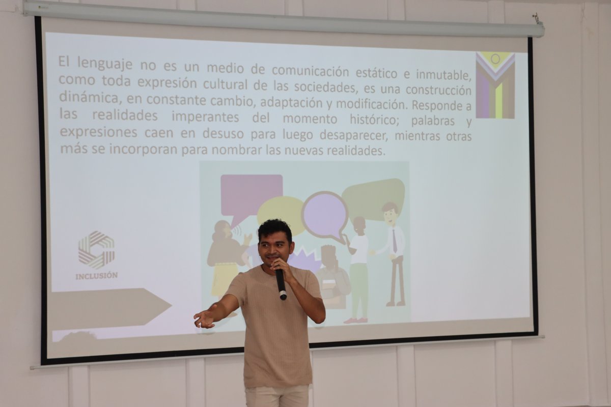 “SECRETARÍA DE INCLUSIÓN CAPACITA EN LENGUAJE INCLUYENTE A PERSONAL DOCENTE Y ADMINISTRATIVO DEL CIAM ISSSTECAM”