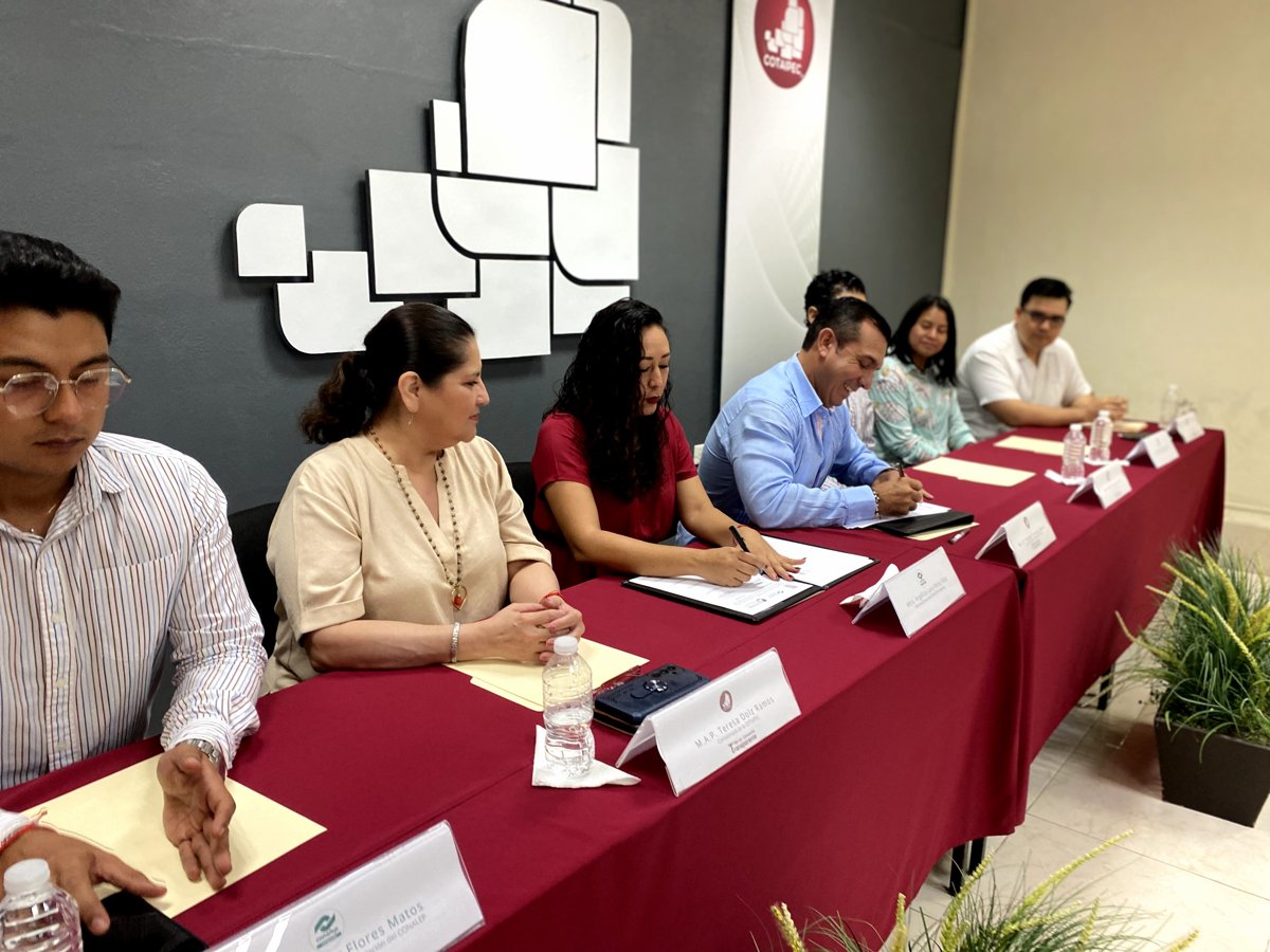 FIRMA DE CONVENIO CONALEP CAMPECHE Y COTAIPEC