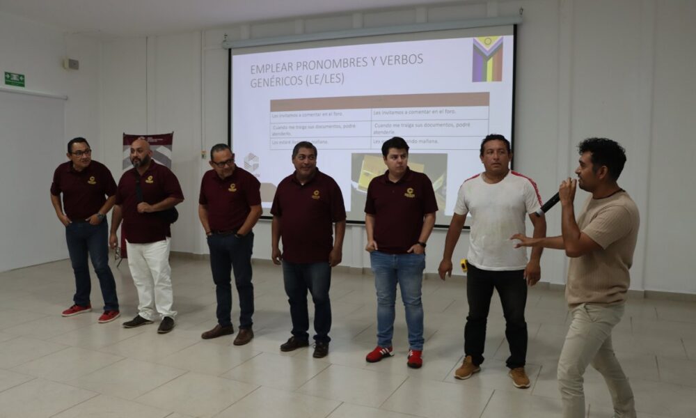 “SECRETARÍA DE INCLUSIÓN CAPACITA EN LENGUAJE INCLUYENTE A PERSONAL DOCENTE Y ADMINISTRATIVO DEL CIAM ISSSTECAM”
