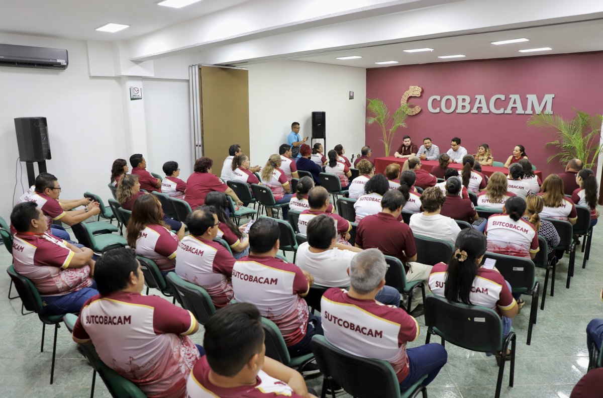 FIRMAN CONTRATO COLECTIVO DE TRABAJO COBACAM Y SUTCOBACAM
