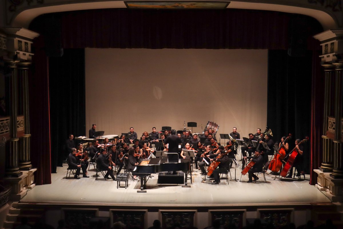 LA ORQUESTA SINFÓNICA DE CAMPECHE CONQUISTA CON UN PROGRAMA DEDICADO A MAURICE RAVEL