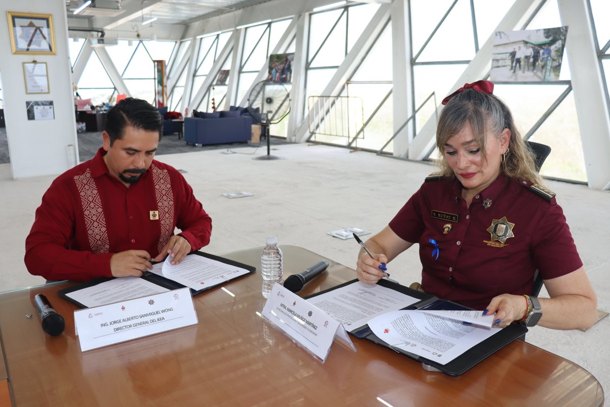 IEEA FIRMA CONVENIO CON SPSC GARANTIZANDO DERECHO A LA EDUCACIÓN