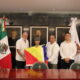 APCEC RECIBE LÁBAROS PATRIOS DE NACIONES HERMANAS DE LATINOAMÉRICA