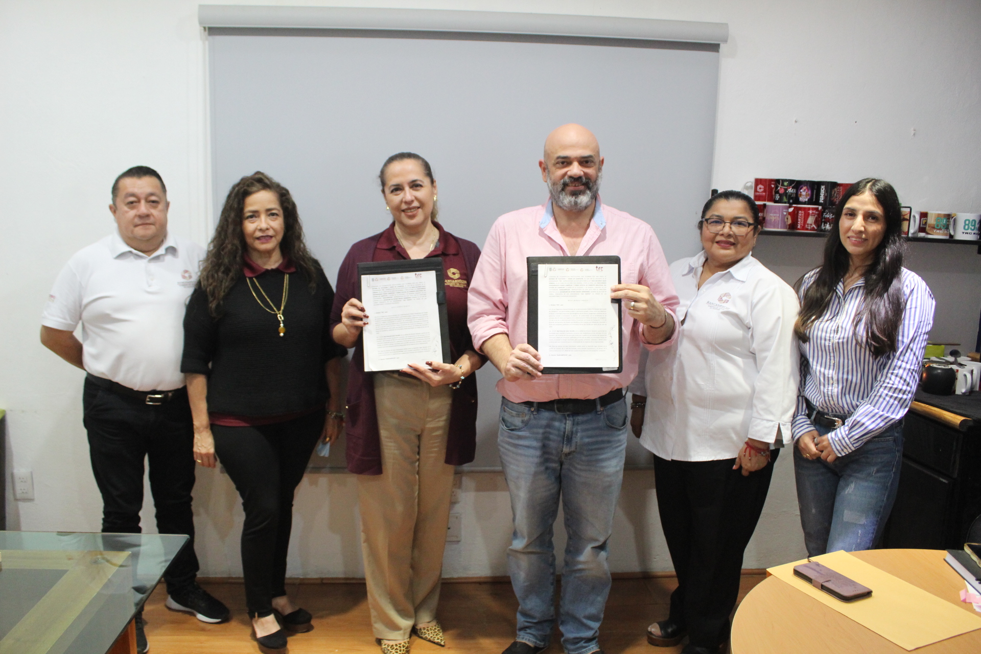BANCAMPECHE RENUEVA CONVENIO DE COLABORACIÓN CON TRC TELEVISIÓN