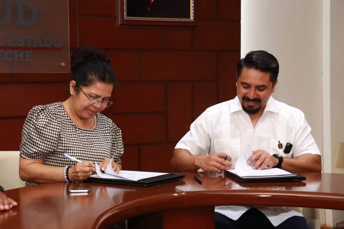 FIRMA IEEA CONVENIO CON SECRETARÍA DE SALUD POR LA EDUCACIÓN PARA JÓVENES Y ADULTOS