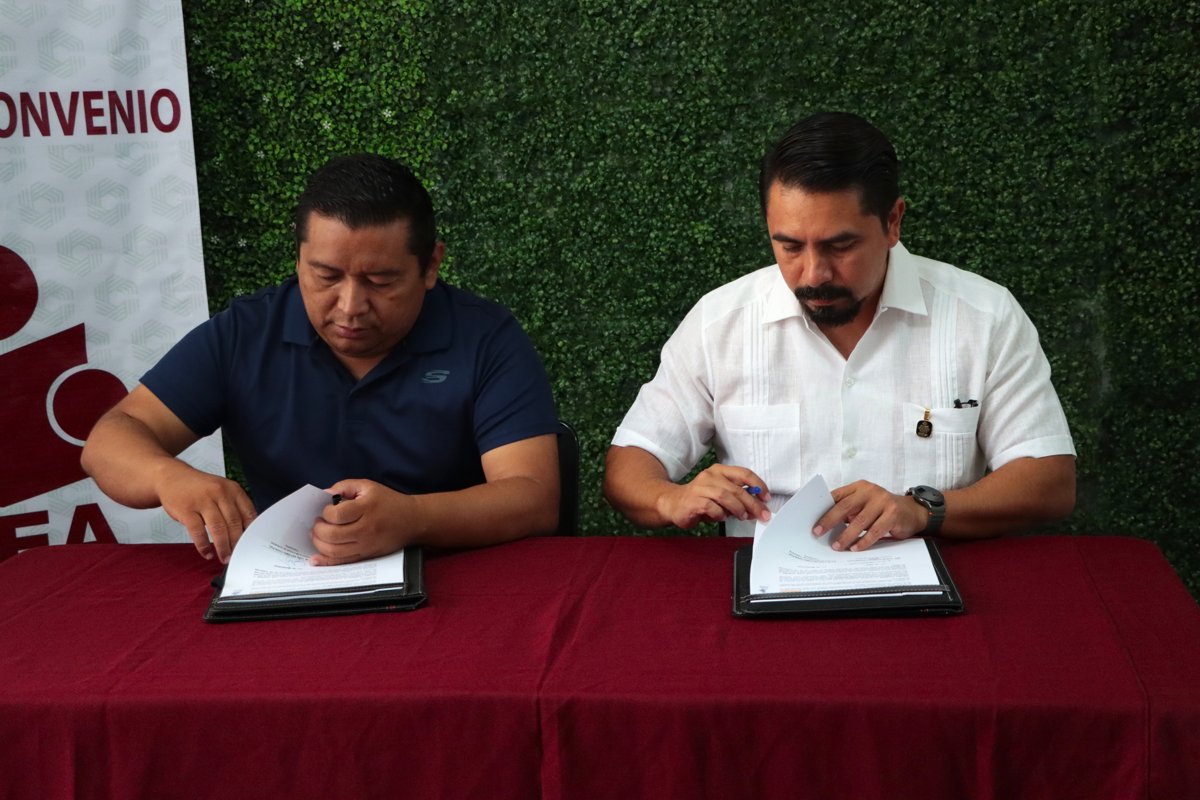 FIRMA DE CONVENIO CON EL H. AYUNTAMIENTO DEL MUNICIPIO DE DZITBALCHÉ