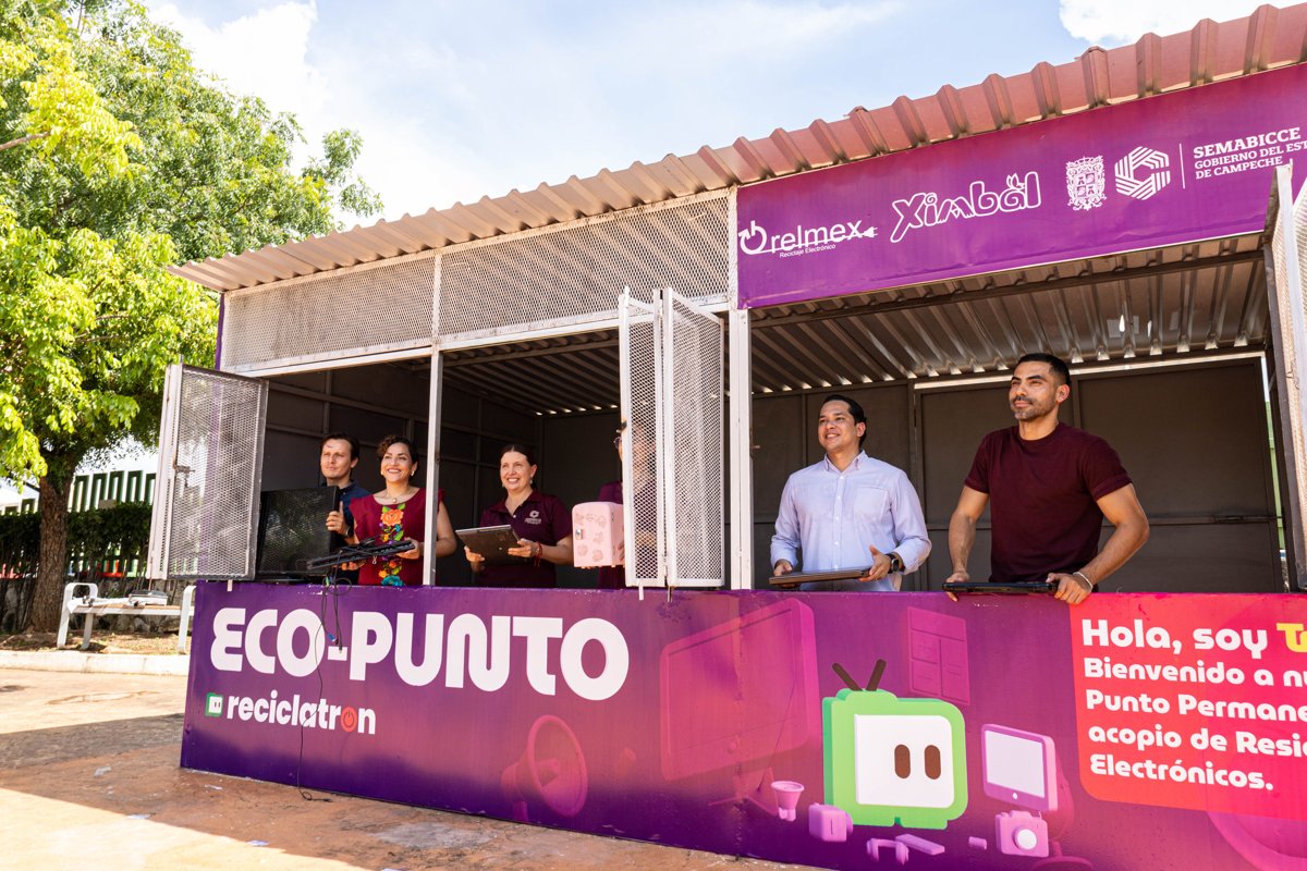 SEMABICCE INAUGURA PUNTO DE ACOPIO PERMANENTE DEL RECICLATRÓN EN EL PARQUE XIMBAL