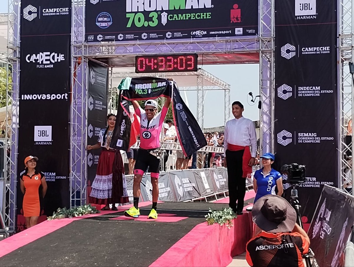 PARA MÉXICO EL IRONMAN 70.3 EN AMBAS RAMAS; ÉXITO TOTAL