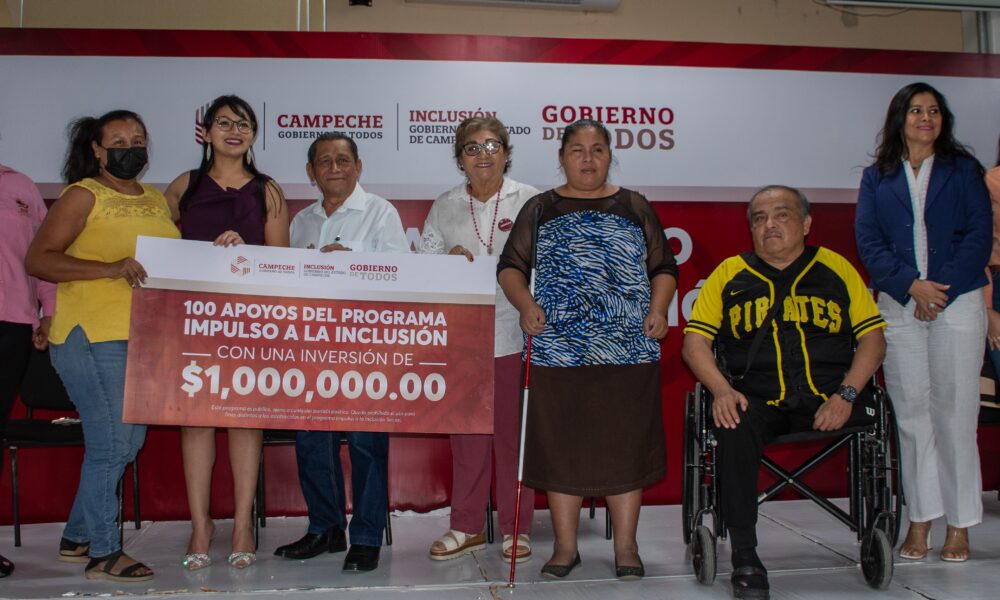 "IMPULSO A LA INCLUSIÓN SOCIAL": PRIMER PROGRAMA PARA COMBATIR LA DESIGUALDAD EN CAMPECHE