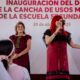 CONTINÚAN LAS MEJORAS A LA INFRAESTRUCTURA EDUCATIVA; LA GOBERNADORA, LAYDA SANSORES, INAUGURÓ EL DOMO DE LA CANCHA DE LA SECUNDARIA TÉCNICA 27