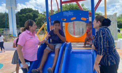 BIENESTAR DONA MÓDULO DE JUEGOS INFANTILES EN HALTUNCHÉN, SEYBAPLAYA