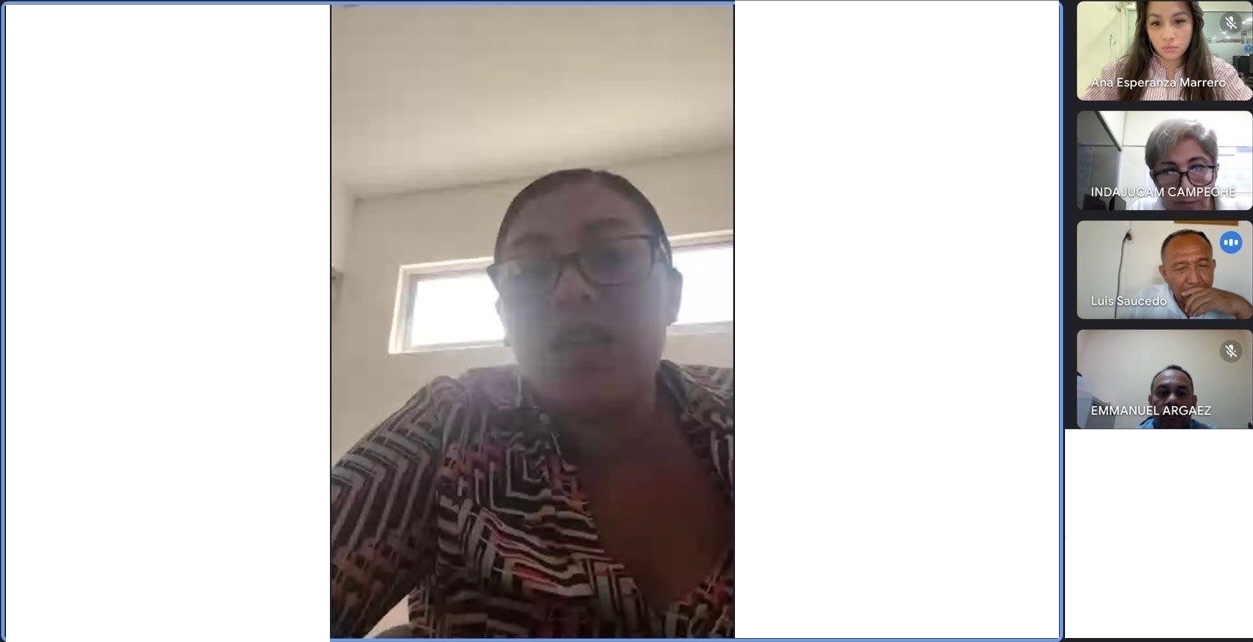 REUNIÓN VIRTUAL CON ABOGADOS DE LAS DELEGACIONES DEL INDAJUCAM