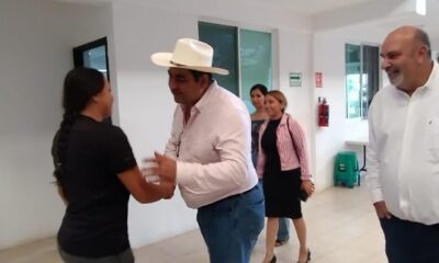 INTERESANTE REUNIÓN DE TRABAJO ENTRE EL DIRECTOR DEL INDECAM Y EL ALCALDE DE CANDELARIA