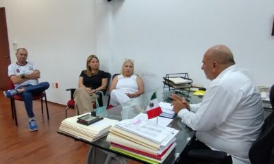 PROVECHOSA REUNIÓN DEL DIRECTOR DEL INDECAM CON AUTORIDADES NACIONALES DE GIMNASIA