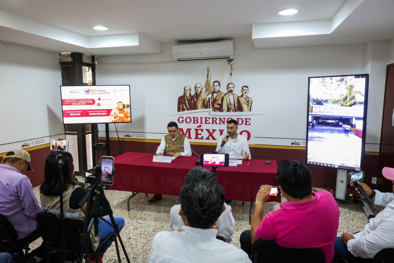 INICIA PERÍODO DE REGISTRO PARA INCORPORACIÓN A PENSIÓN DE PERSONAS CON DISCAPACIDAD EN CAMPECHE