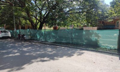 AVANCE EN LOS TRABAJOS DE CONSTRUCCIÓN DE LA BARDA PERIMETRAL DEL JARDÍN DE NIÑOS "JARDÍN DEL ARTE"
