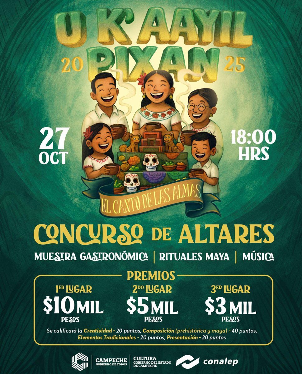 PLANTEL DZITBALCHÉ INVITA A U K' AAYIL PIXAN 2025 (Cantar de las Almas)