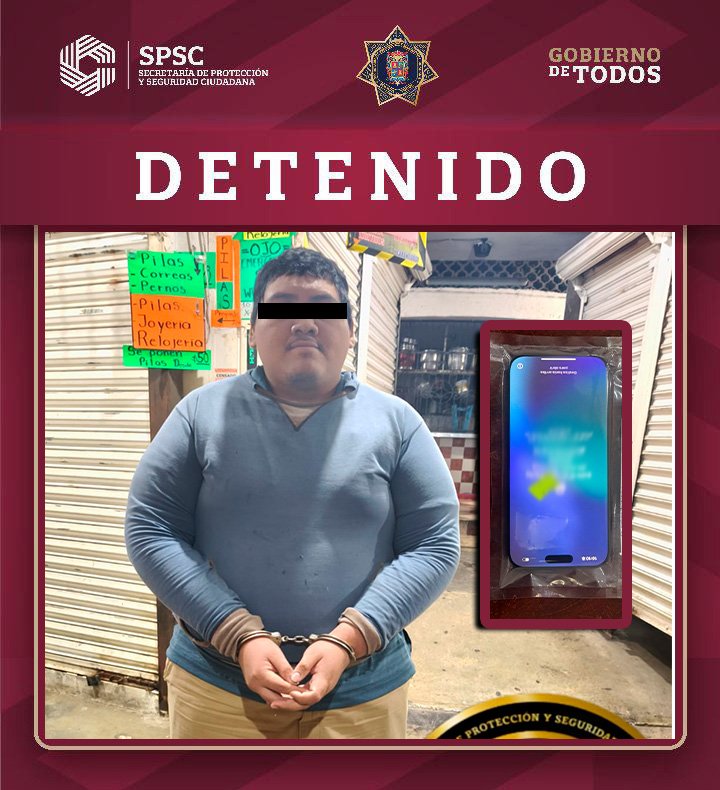 PERSONA PUESTA A DISPOSICIÓN POR HECHOS CON PROBABLE ORIGEN ILÍCITO