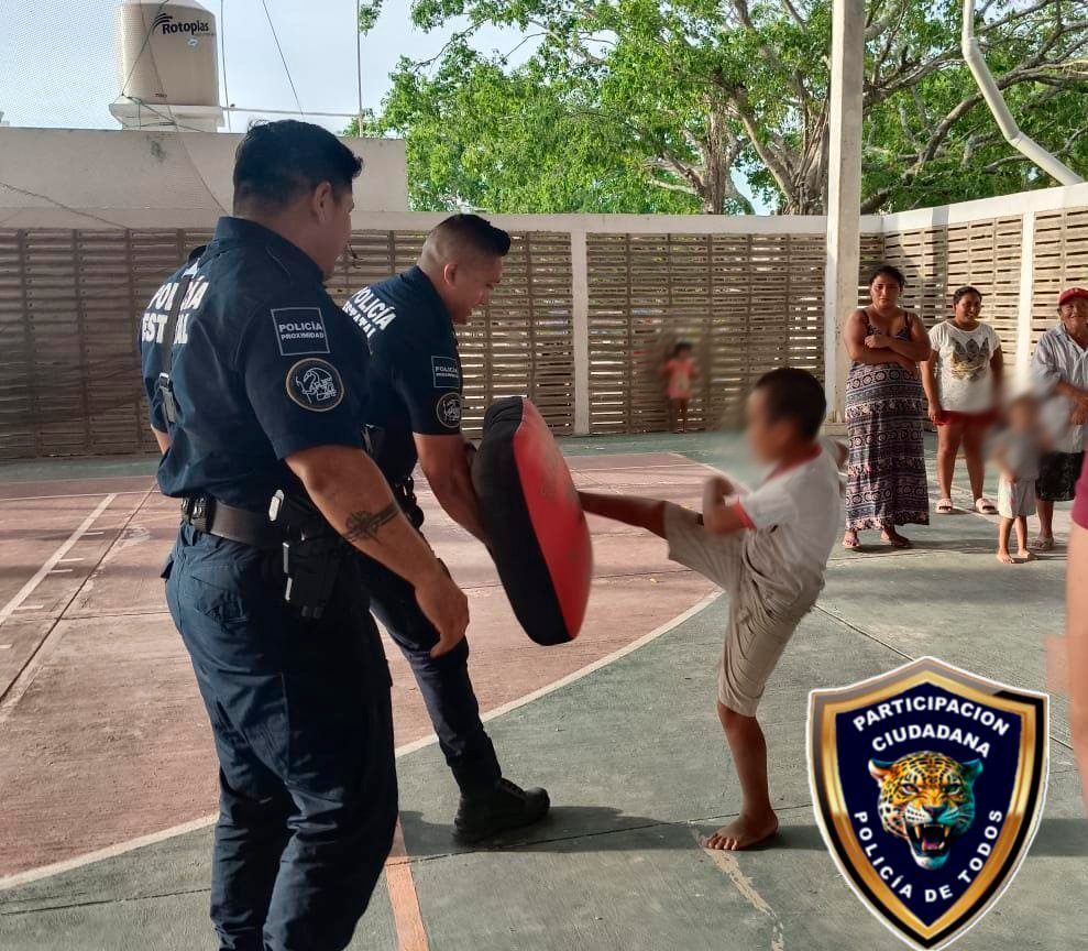 PROMUEVEN SEGURIDAD, PREVENCIÓN Y DEFENSA PERSONAL EN ISLA ARENA