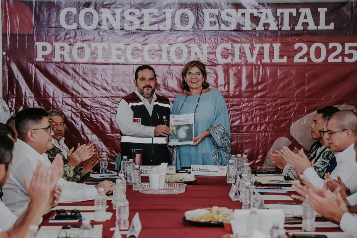 CLBP PARTICIPA EN CONSEJO ESTATAL DE PROTECCIÓN CIVIL POR TEMPORADA DE CICLONES TROPICALES 2025