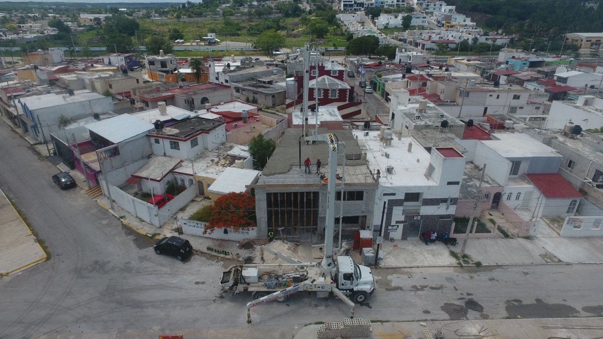 AVANZA CONSTRUCCIÓN DE LA SUBESTACIÓN DE BOMBEROS EN LA COL SOLIDARIDAD NACIONAL, EN SAN FRANCISCO DE CAMPECHE