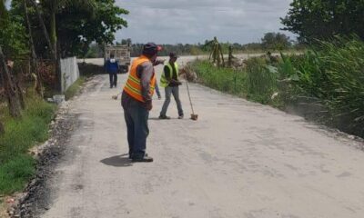 AVANCE EN LA PAVIMENTACIÓN Y MANTENIMIENTO DE DIVERSAS CALLES EN EL JUNCAL, PALIZADA