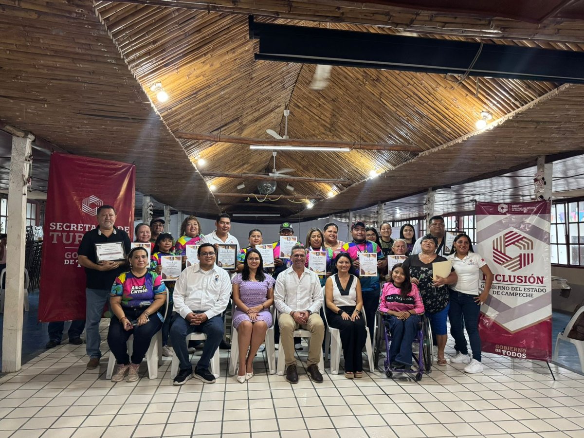 CLAUSURA DEL TALLER DE LENGUA DE SEÑAS MEXICANA PARA PRESTADORES DE SERVICIOS TURÍSTICOS DE LOS PUEBLOS MÁGICOS DE CAMPECHE