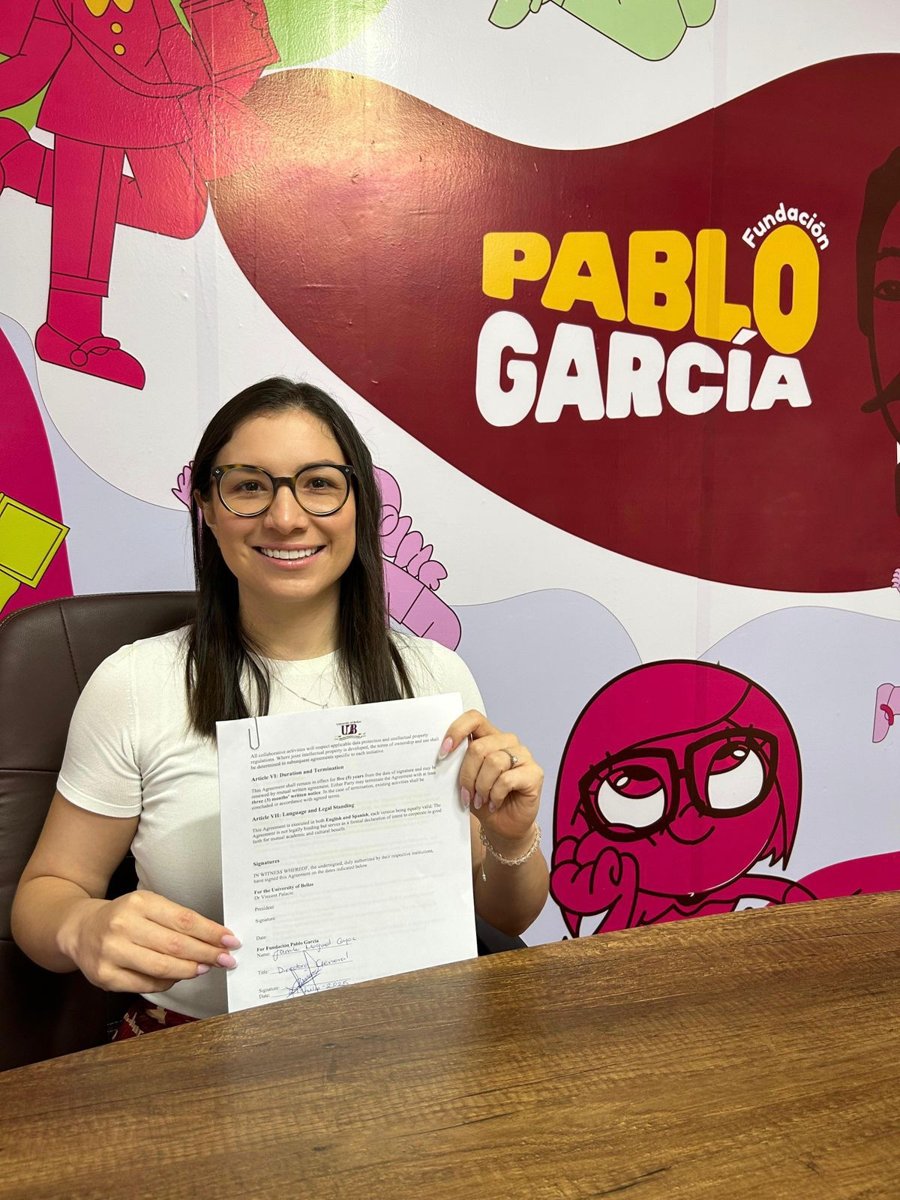 FUNDACIÓN PABLO GARCÍA Y UNIVERSIDAD DE BELICE FIRMAN CONVENIO INTERNACIONAL