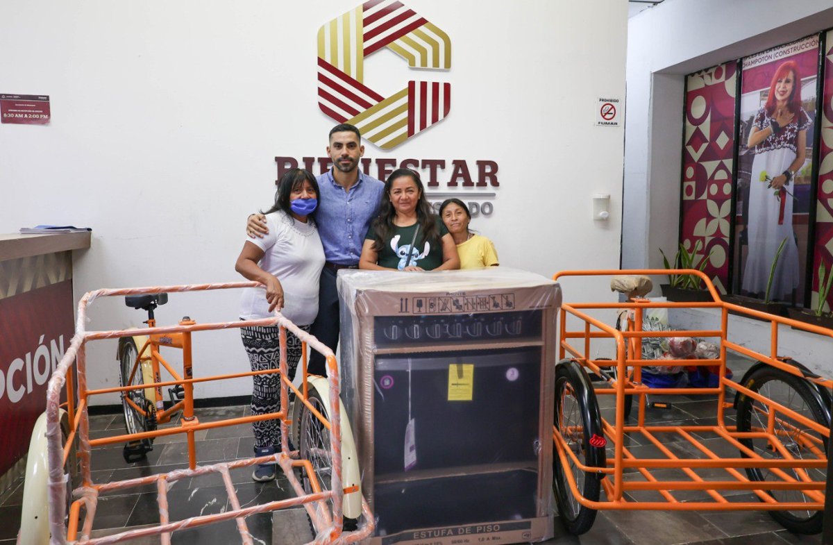 BIENESTAR ENTREGA APOYOS A JEFAS DE FAMILIA EN RESPALDO A SU DESARROLLO