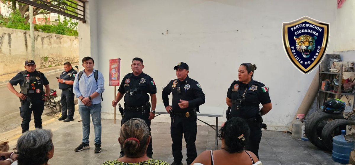 POLICÍA ESTATAL FORTALECE LA PROXIMIDAD CIUDADANA EN LA COLONIA KANISTÉ