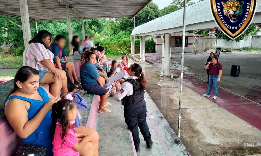 JORNADA DE PREVENCIÓN VECINAL EN LA JOYA, CHAMPOTÓN