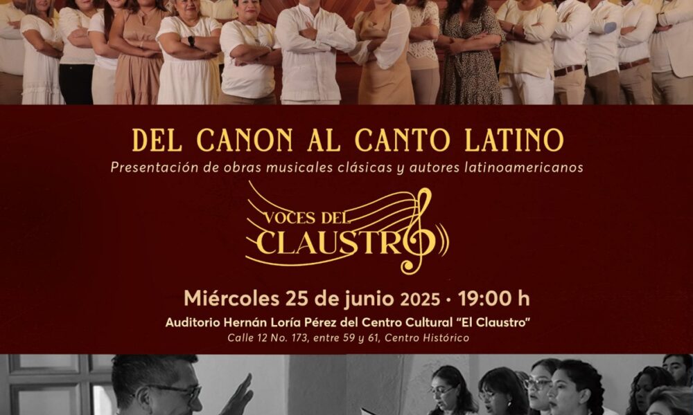 EL CORO VOCES DEL CLAUSTRO OFRECE PROGRAMA DEL CANON AL CANTO LATINO