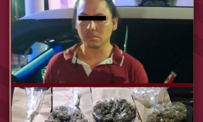 POLICÍA ESTATAL ASEGURA A SUJETO CON PRESUNTO ENERVANTE