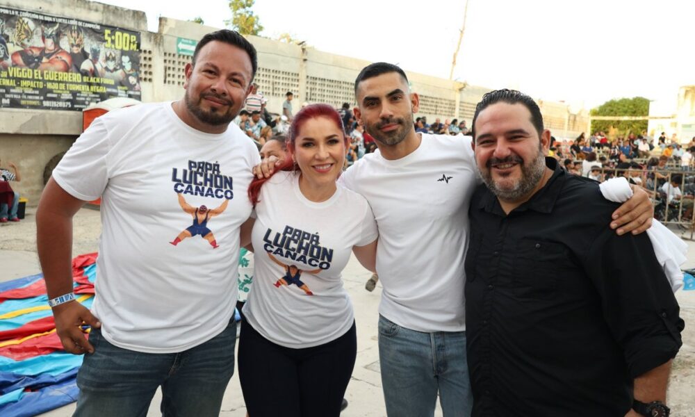 CELEBRAN EL DÍA DEL PADRE CON ESPECTACULAR FUNCIÓN DE LUCHA LIBRE EN LA MONUMENTAL ARENA CAMPECHE