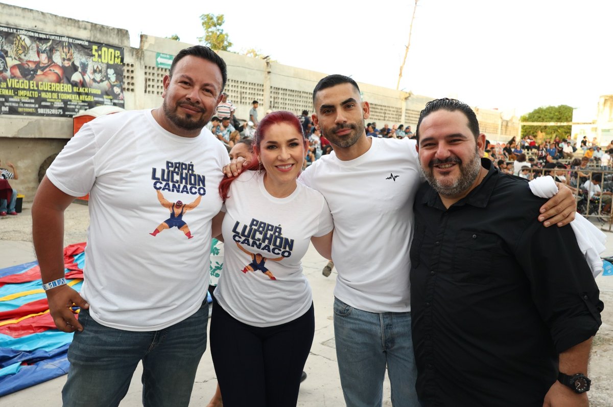 CELEBRAN EL DÍA DEL PADRE CON ESPECTACULAR FUNCIÓN DE LUCHA LIBRE EN LA MONUMENTAL ARENA CAMPECHE