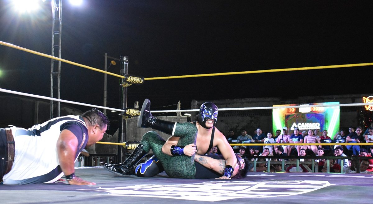 CELEBRAN EL DÍA DEL PADRE CON ESPECTACULAR FUNCIÓN DE LUCHA LIBRE EN LA MONUMENTAL ARENA CAMPECHE